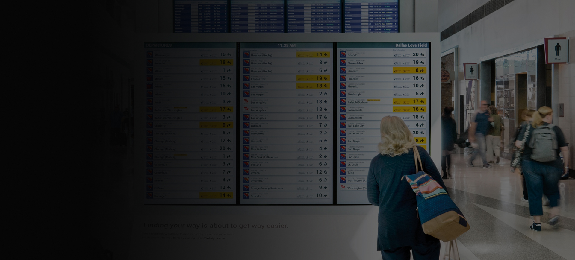 Southwest Airlines: Digitales Wayfinding Design & Prototyp